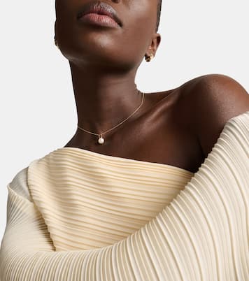 Essential 18kt gold necklace with pearl | Stone and Strand