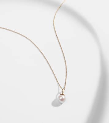Essential 18kt gold necklace with pearl | Stone and Strand