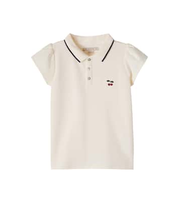 Florita cotton-blend polo shirt | Konges Sløjd