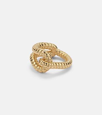 Madison Avenue gold-plated ring | Jennifer Fisher