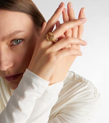 Madison Avenue gold-plated ring | Jennifer Fisher