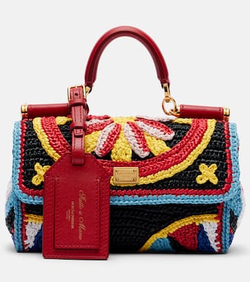 My Sicily Mini crochet top-handle bag | Dolce&Gabbana