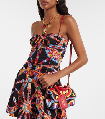 My Sicily Mini crochet top-handle bag | Dolce&Gabbana