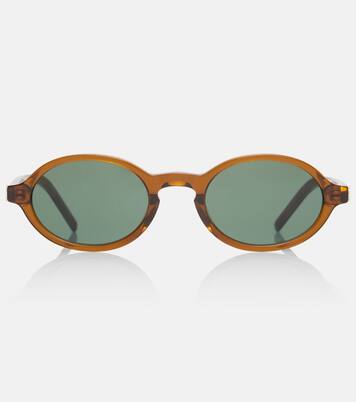 Monogram oval sunglasses | Saint Laurent