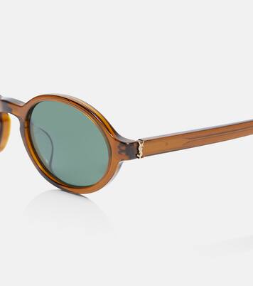 Monogram oval sunglasses | Saint Laurent