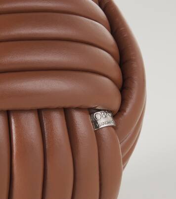 Nodo leather doorstop | Giobagnara
