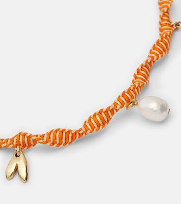 Calypso macramé charm necklace | Alémais