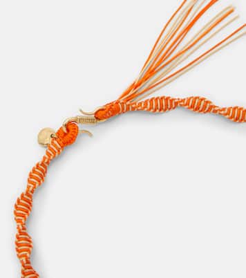 Calypso macramé charm necklace | Alémais