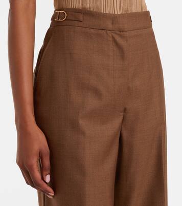 Vesta wool and silk flared pants | Gabriela Hearst