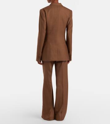 Vesta wool and silk flared pants | Gabriela Hearst