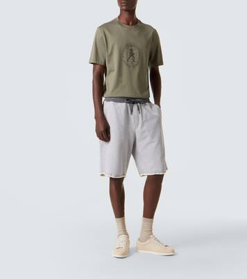 Bedrucktes T-Shirt aus Baumwolle | Brunello Cucinelli