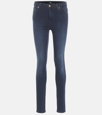 High-Rise Skinny Jeans Slim Illusion Luxe | 7 For All Mankind