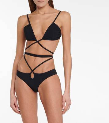 Wrapround triangle bikini top | Christopher Esber
