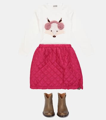 Quilted technical skirt | Il Gufo