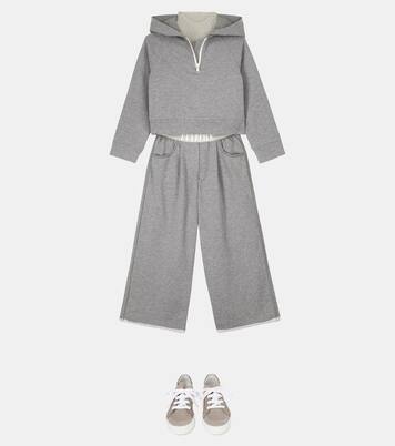 Sweat-shirt à capuche Dreamer en coton | Brunello Cucinelli Kids