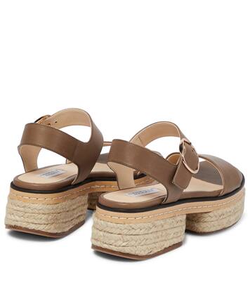 Espadrille-Sandalen Ryka aus Leder | Gabriela Hearst