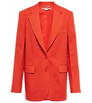 Einreihiger Blazer aus Twill | Stella McCartney
