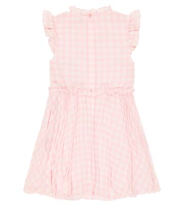 Robe brodée à carreaux vichy | Self-Portrait Kids