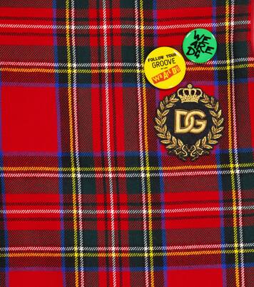 Checked wool dress | Dolce&Gabbana Kids