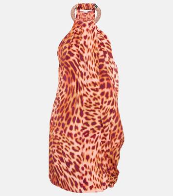 Robe imprimée en soie | Stella McCartney