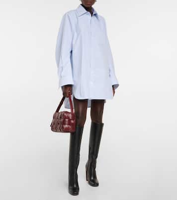 Leather knee-high boots | Bottega Veneta