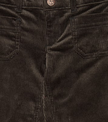 Junon cotton corduroy flared pants | Bonpoint