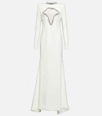 Verzierte Robe aus Seide | Miss Sohee