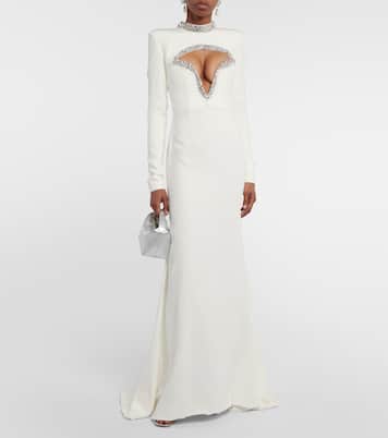 Verzierte Robe aus Seide | Miss Sohee