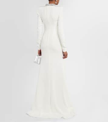 Verzierte Robe aus Seide | Miss Sohee