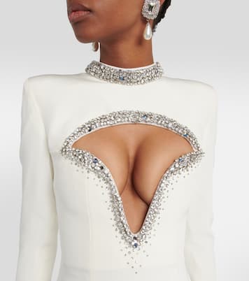 Verzierte Robe aus Seide | Miss Sohee