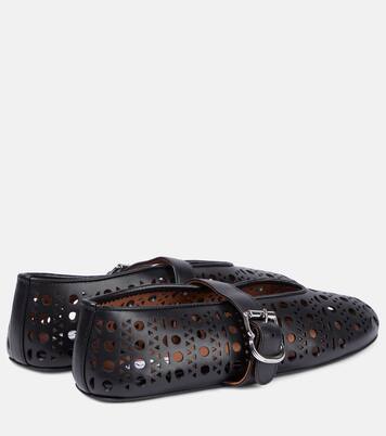 Ballerinas Vienne aus Leder | Alaïa