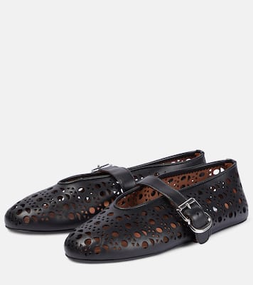 Ballerinas Vienne aus Leder | Alaïa