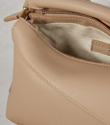 Puzzle Edge Mini leather tote bag | Loewe
