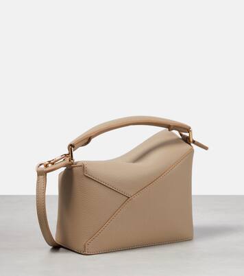 Puzzle Edge Mini leather tote bag | Loewe
