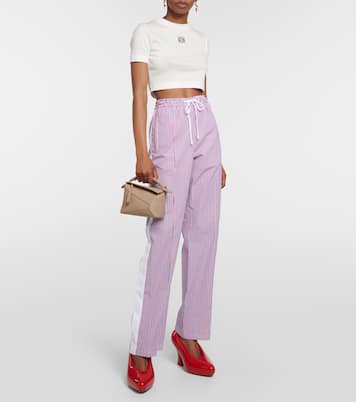 Puzzle Edge Mini leather tote bag | Loewe