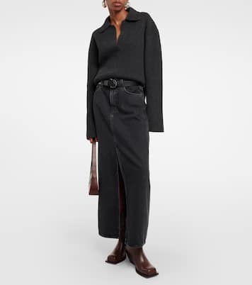 Ankle Boots Blondine aus Leder | Gia Borghini