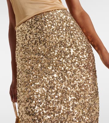 Sequined midi skirt | Rotate