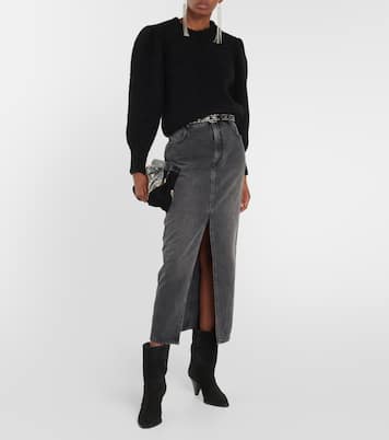 Ankle Boots Rouxa aus Veloursleder | Isabel Marant