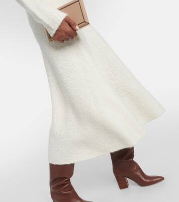 Falda midi Pablo de bouclé de lana y seda | Gabriela Hearst