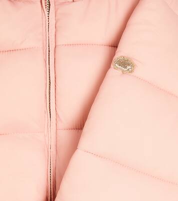 Faux fur-trimmed padded jacket | Tartine et Chocolat