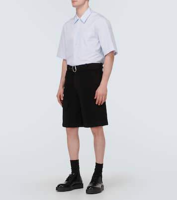 Short en crochet de coton mélangé | Jil Sander