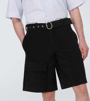 Short en crochet de coton mélangé | Jil Sander
