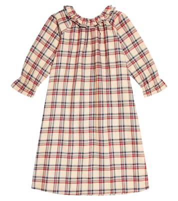 Blessing checked cotton pajamas | Bonpoint
