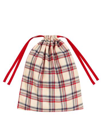 Blessing checked cotton pajamas | Bonpoint