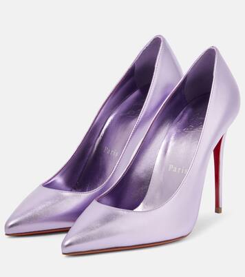 Pumps Kate 100 aus Metallic-Leder | Christian Louboutin