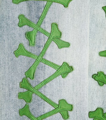 Bestickte Jeans Bones | Amiri Kids