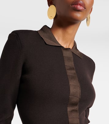 Robe en laine et soie mélangées | Tom Ford