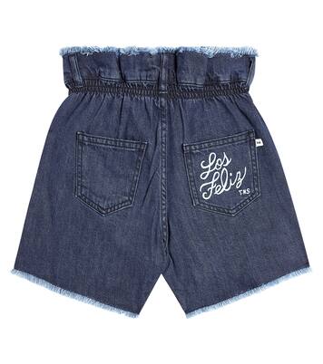 Lagoon embroidered denim shorts | The New Society