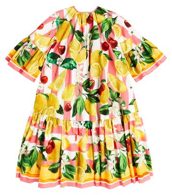 Printed cotton dress | Dolce&Gabbana Kids