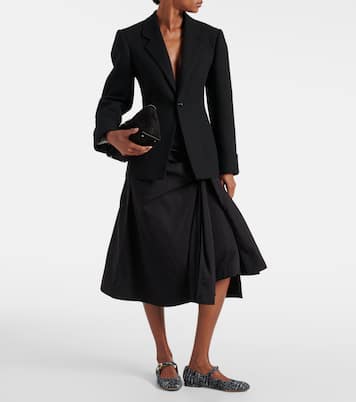 Mary Ribbon bouclé Mary Jane flats | Gianvito Rossi